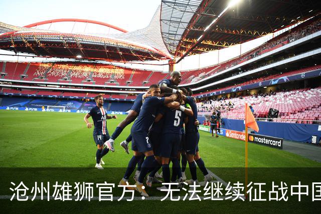沧州雄狮官方：无法继续征战中国足球职业联赛